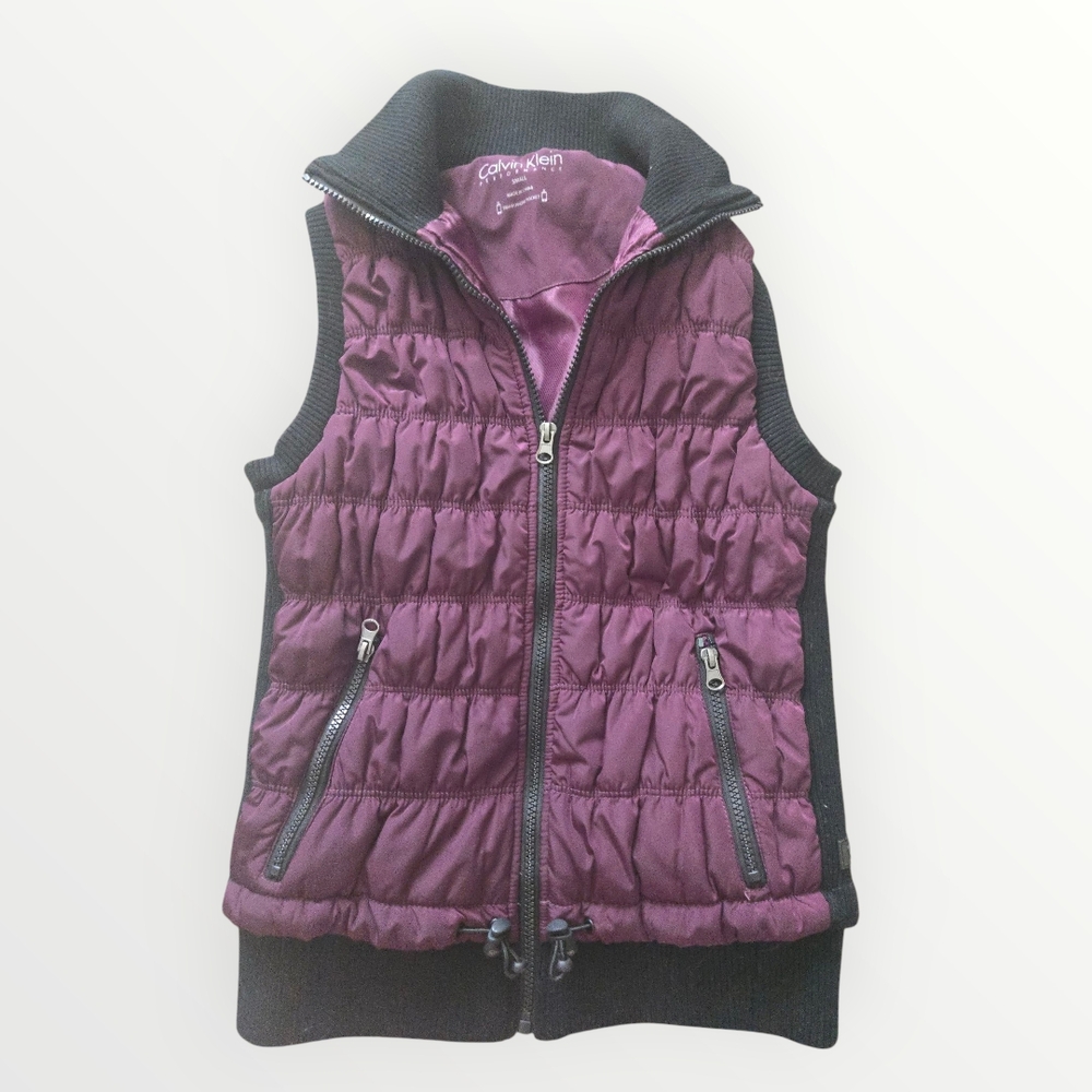 Calvin Klein Performance Purple Vest Size Small